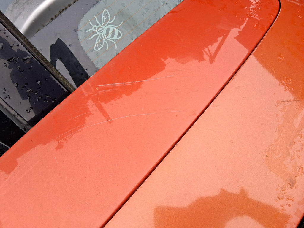 2013 FORD FOCUS MK3 HATCHBACK REAR COMPLETE TAILGATE BOOTLUD ORANGE