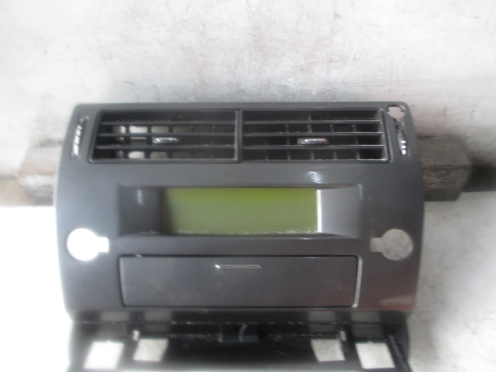 2009 CITROEN C4 MIDDLE DASH CLOCK DISPLAY 9665614780