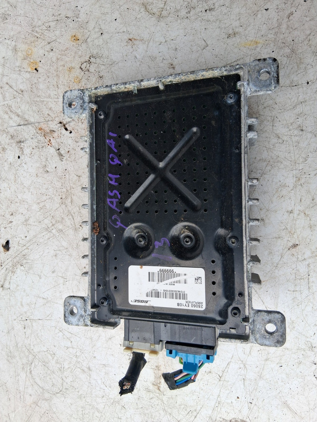 2013 NISSAN QASHQAI J10 BOSE SOUND AUDIO AMPLIFIER MODULE 28060EY10B