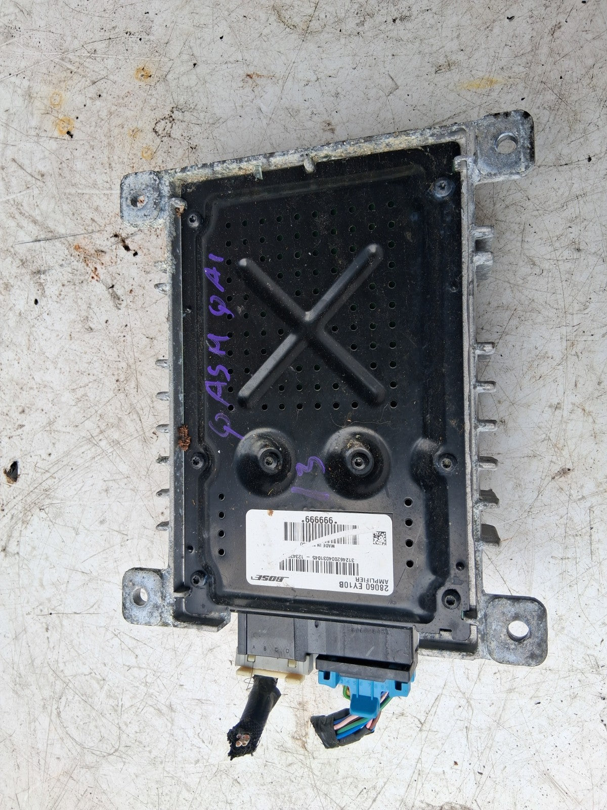 2013 NISSAN QASHQAI J10 BOSE SOUND AUDIO AMPLIFIER MODULE 28060EY10B