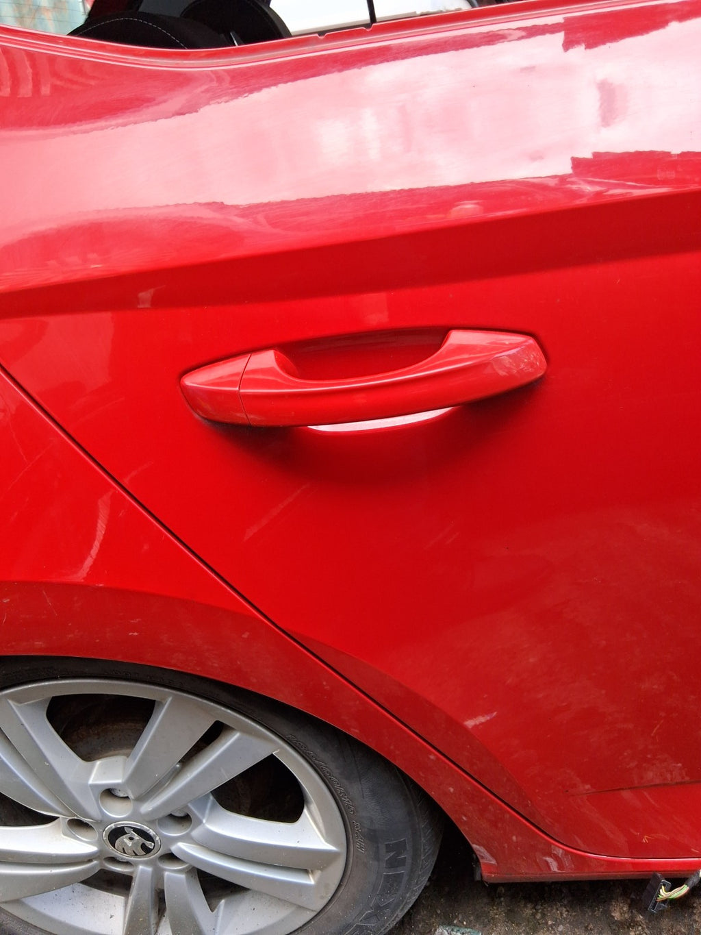 2019 SKODA FABIA MK3 NJ HATCHBACK OSR DRIVER SIDE REAR BARE DOOR CORRIDA RED F3K
