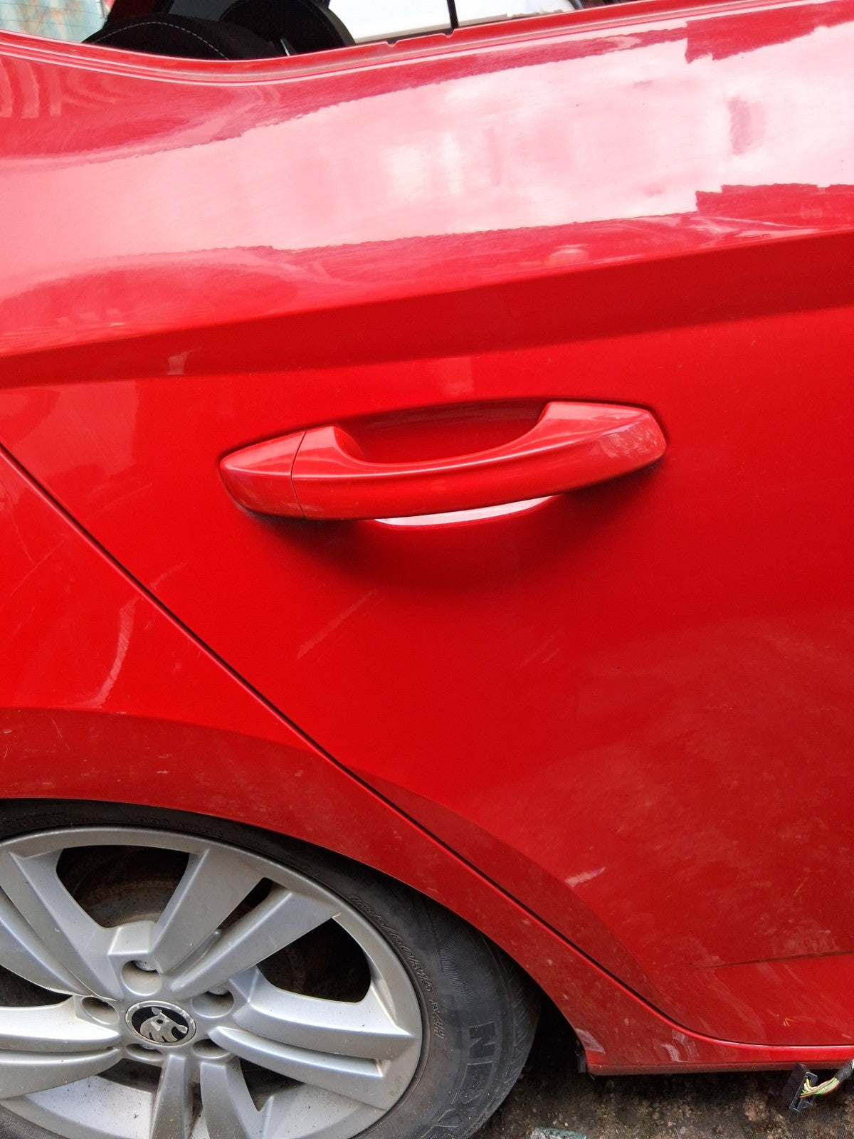 2019 SKODA FABIA MK3 NJ HATCHBACK OSR DRIVER SIDE REAR BARE DOOR CORRIDA RED F3K