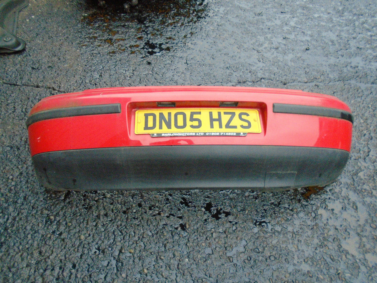 SEAT LEON MK1 2005 REAR COMPLETE BUMPER RED