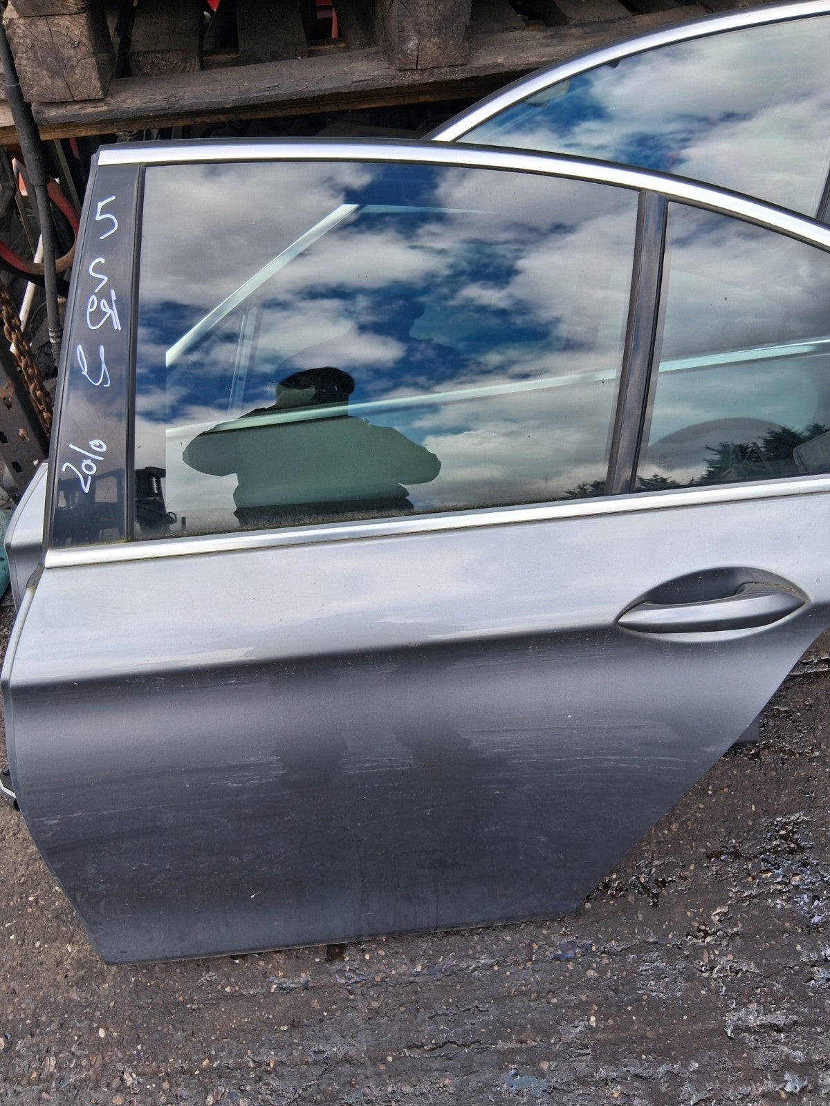 2010 BMW 5 SERIES F10 NSR PASSENGER SIDE REAR COMPLETE DOOR SPACE GREY A52