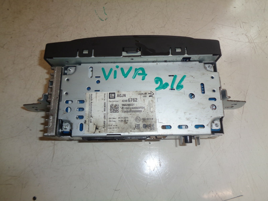 VAUXHALL VIVA 2016 1.0 PETROL RADIO HEAD UNIT 42486762