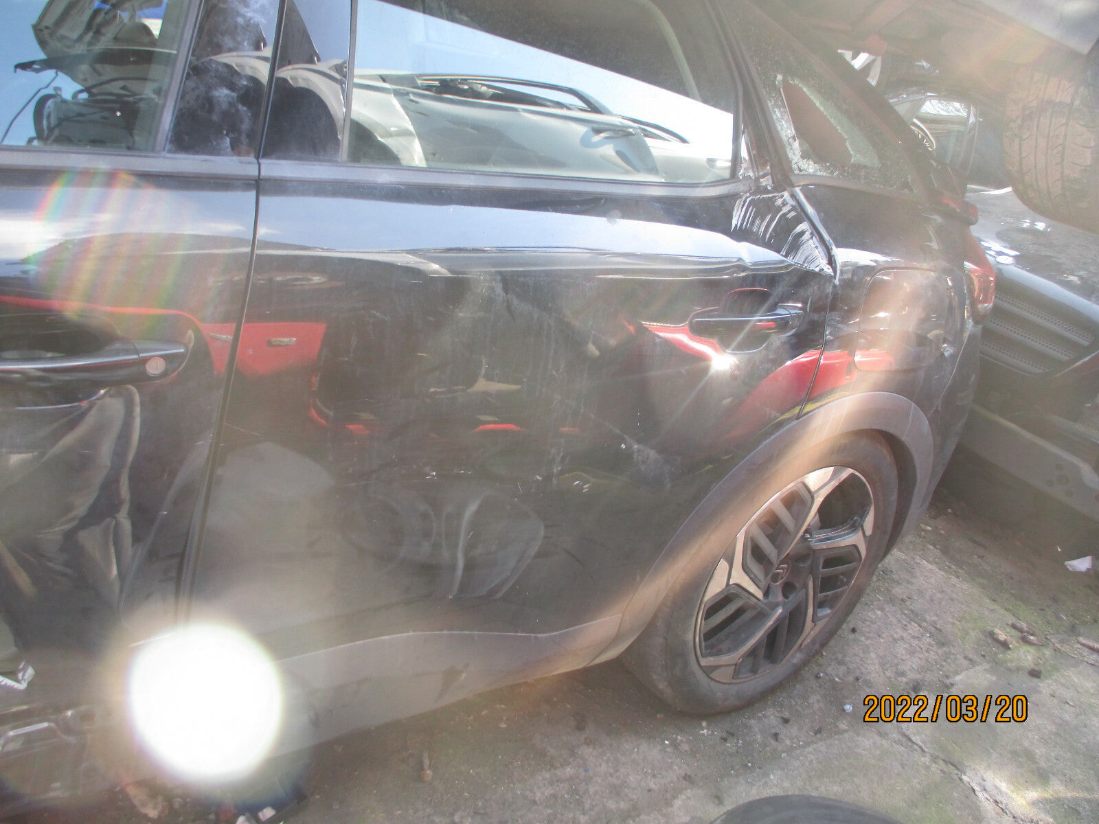 CITROEN C4 MK3 2021 NSR PASSENGER SIDE REAR DOOR PLASTIC TRIM MOULDING