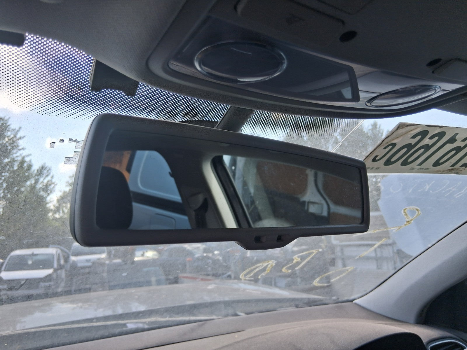 2012 VW VOLKSWAGEN GOLF MK6 FRONT INTERIOR REAR VIEW MIRROR