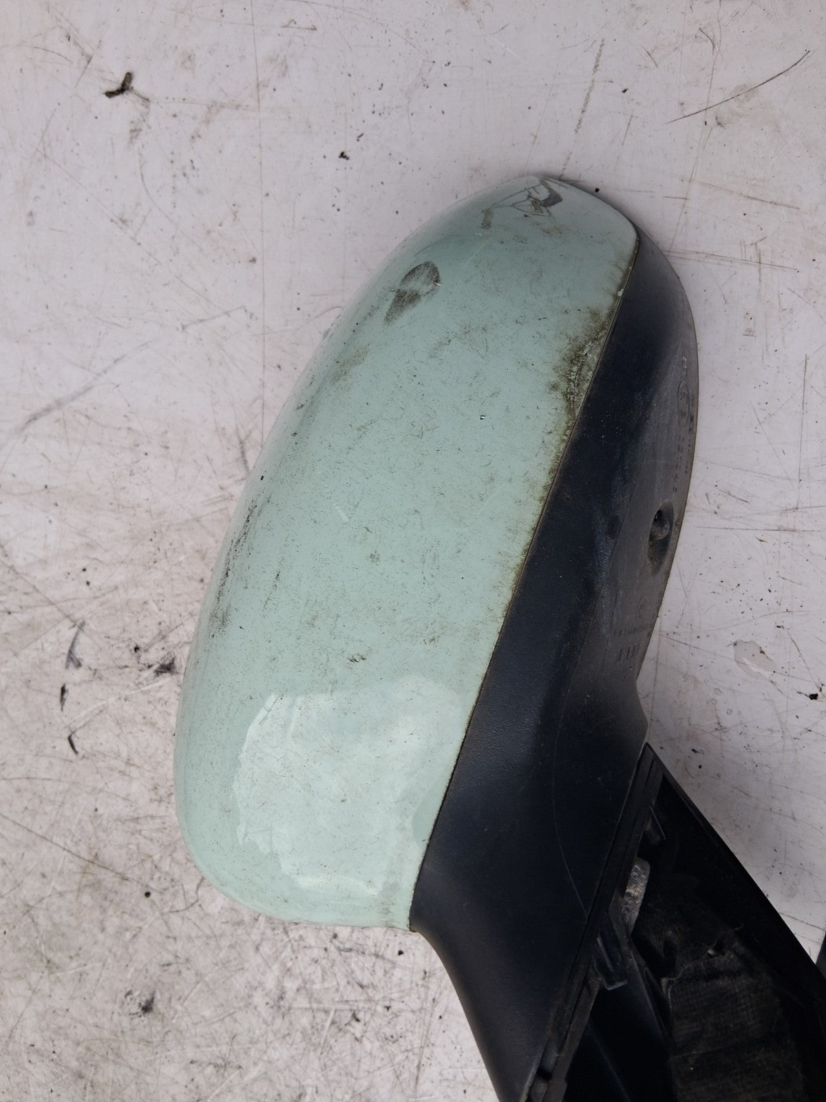 2015 FIAT 500 LOUNGE NSF PASSENGER SIDE FRONT LEFT WING MIRROR GREEN