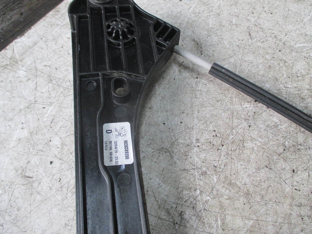 CITROEN C5 AIRCROSS 2020 OSF DRIVER SIDE FRONT WINDOW MOTOR REGULATOR 9830389280