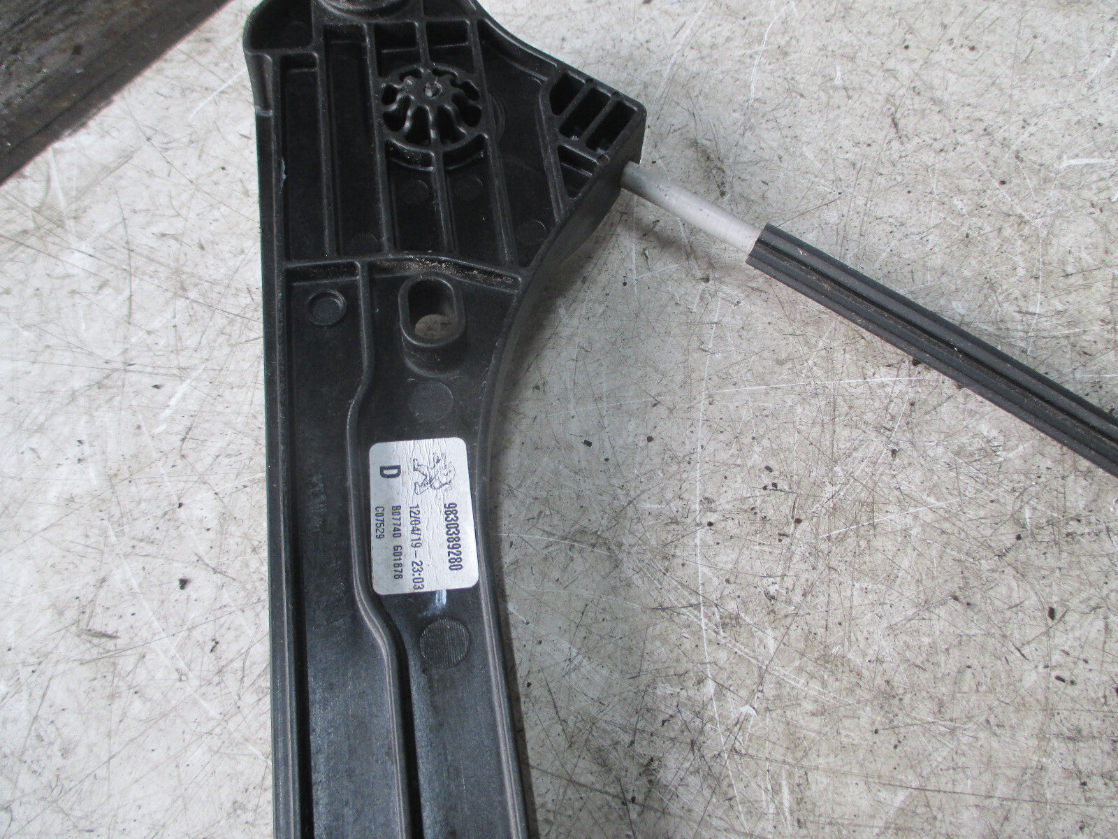 CITROEN C5 AIRCROSS 2020 OSF DRIVER SIDE FRONT WINDOW MOTOR REGULATOR 9830389280