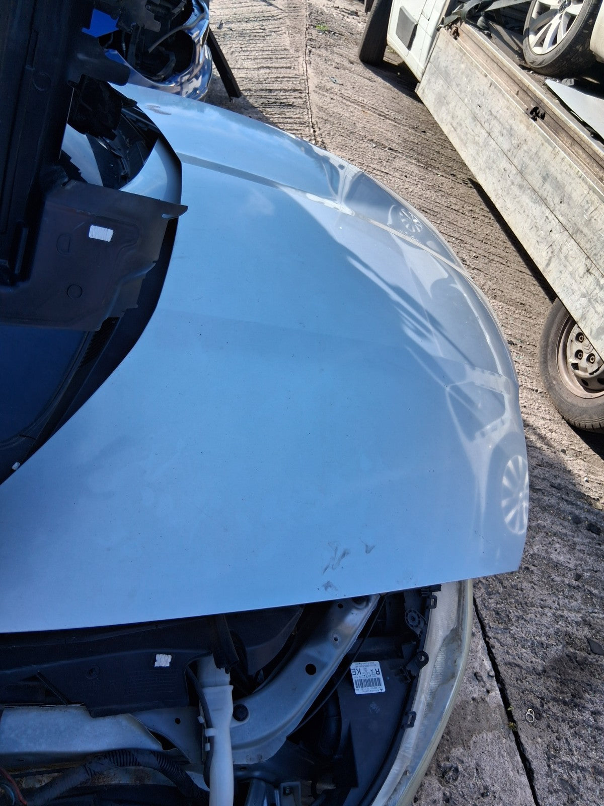 2007 HONDA CIVIC MK8 FRONT BONNET HOOD PANEL SILVER METALIC NH700M