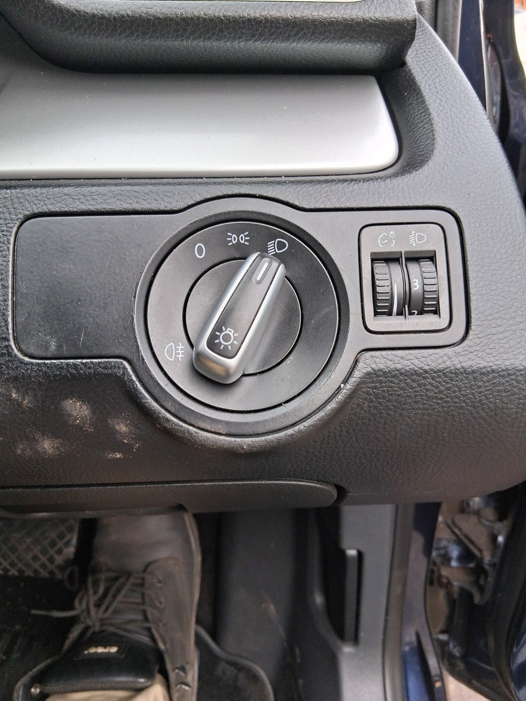 2014 VW VOLKSWAGEN PASSAT B7 HEADLIGHT ADJUSTER CONTROL SWITCH PANEL