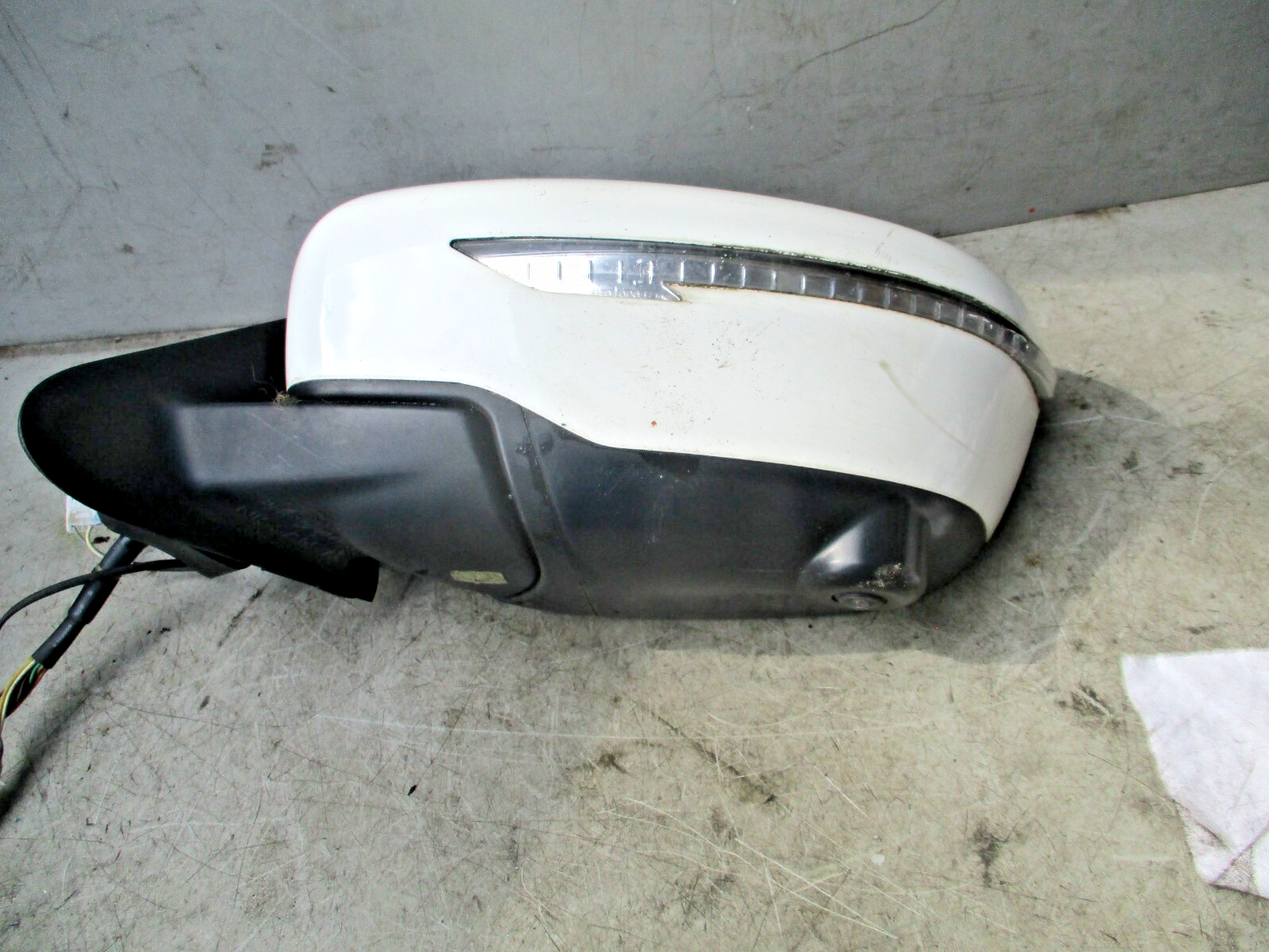 NISSAN JUKE F16 2016 NSF PASSENGER SIDE LEFT FRONT DOOR WING MIRROR WHITE