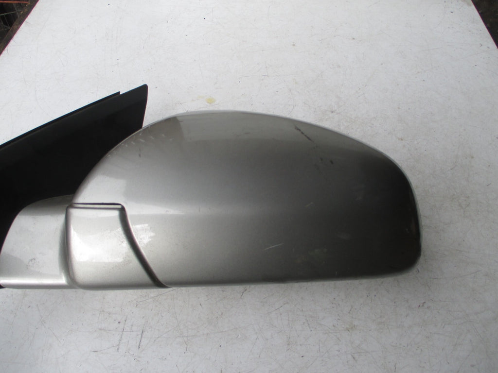 VAUXHALL VECTRA C 2003 NS PASSENGER SIDE ELECTRIC DOOR WING MIRROR GREY / SILVER