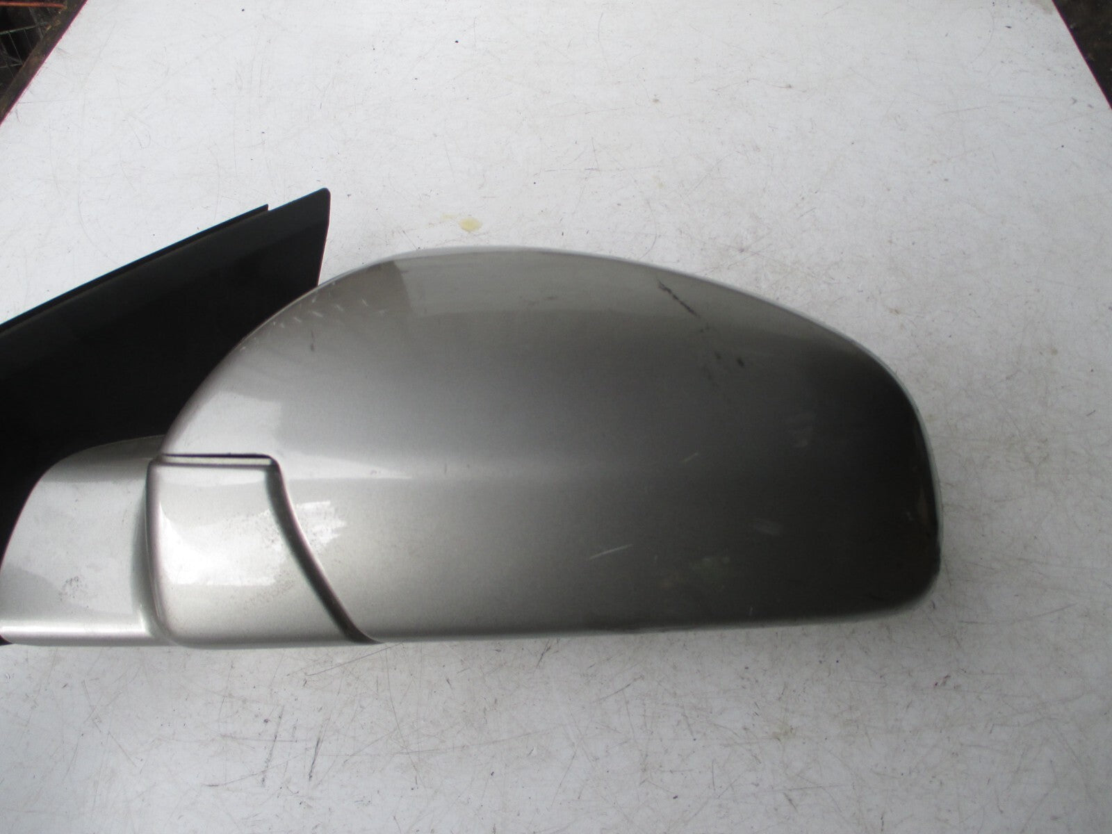 VAUXHALL VECTRA C 2003 NS PASSENGER SIDE ELECTRIC DOOR WING MIRROR GREY / SILVER