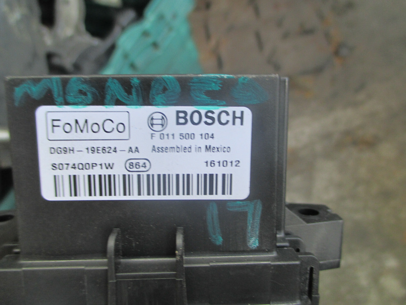 FORD MONDEO MK5 2017 HEATER BLOWER FAN MOTOR RESISTOR RHEOSTAT DG9H19E624AA
