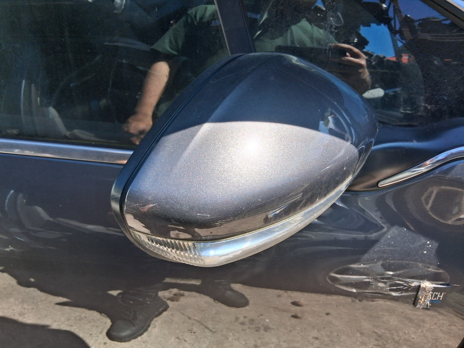 2019 PEUGEOT 208 MK1 OSF DRIVER SIDE FRONT RIGHT ELECTRIC WING MIRROR GREY