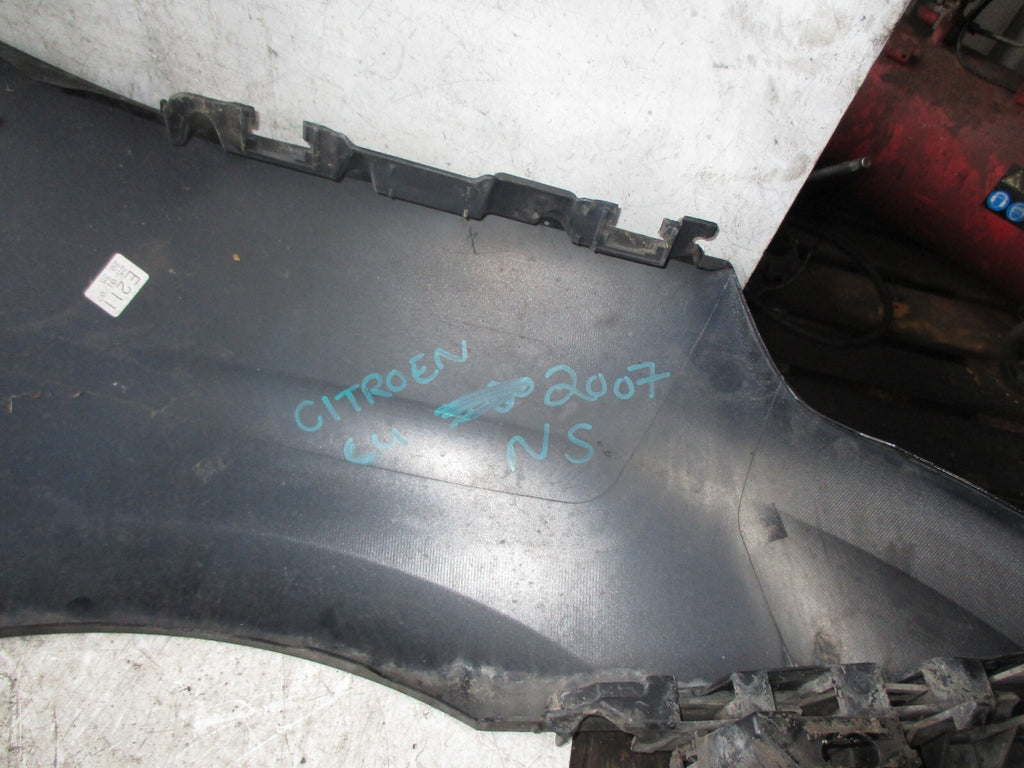 CITROEN C4 2007 NSF PASSENGER SIDE WING PANNEL IN BLACK