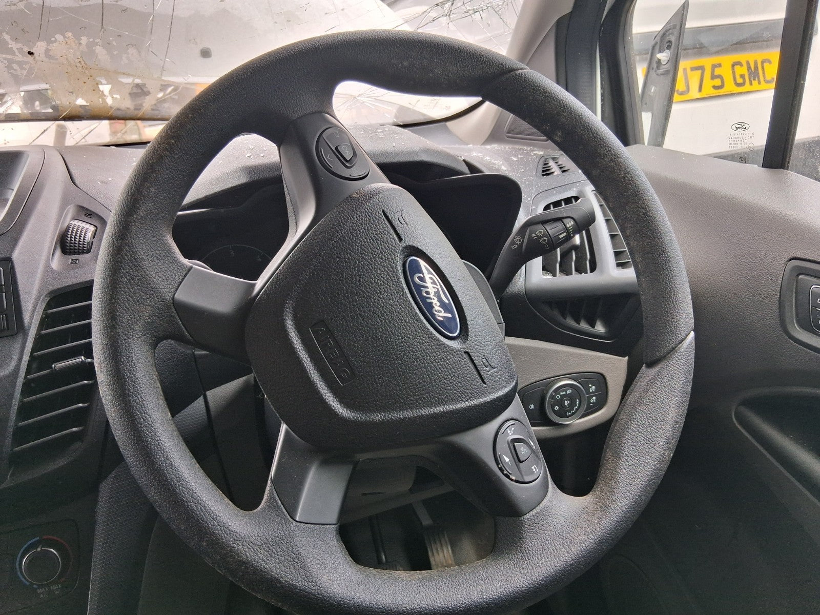 2024 FORD TRANSIT CONNECT MK2 4 SPOKE MULTIFUNCTION LEATHER STEERING WHEEL