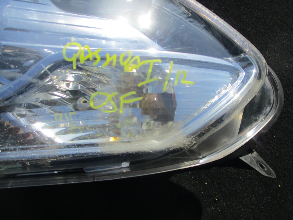 2012 NISSAN QASHQAI J10 OSF DRIVER SIDE FRONT RIGHT HEADLIGHT 26010BR63A