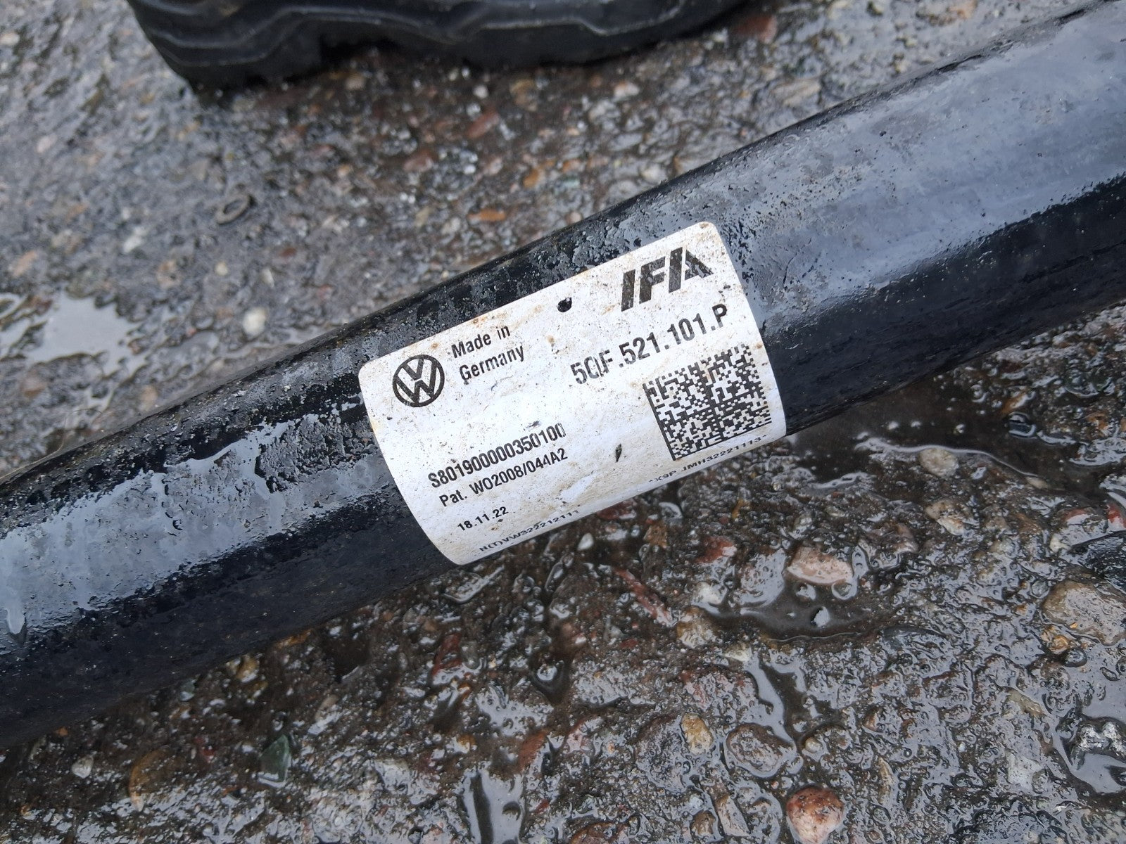 2023 VOLKSWAGEN TIGUAN MK2 2.0 DIESEL PROPSHAFT 5QF521101P