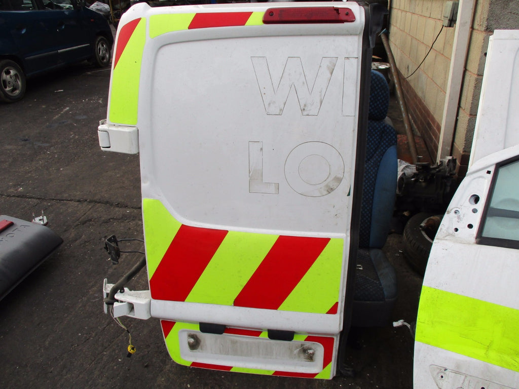 FIAT SCUDO 270 2014 NSR PASSENGER SIDE REAR DOOR WITH LOCK MECH & HANDLE WHITE