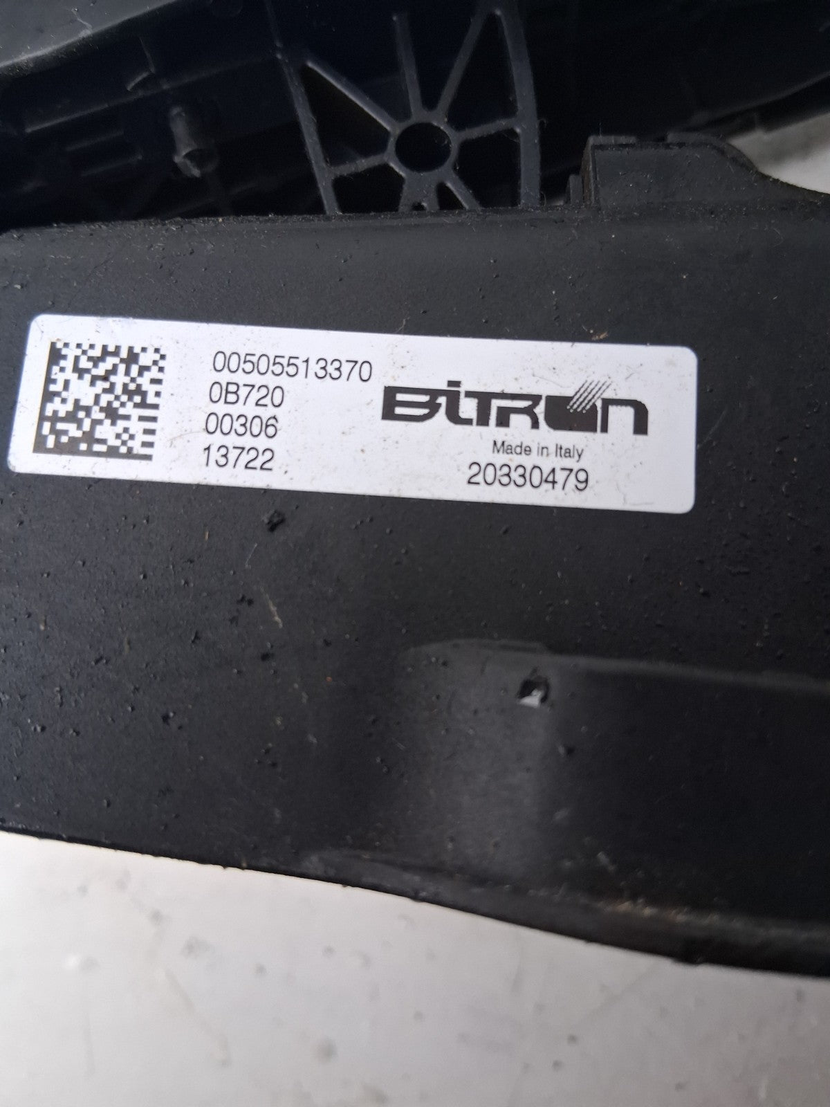 2022 ALFA STELVIO Q4 ACCELERATOR THROTTLE PEDAL 00505513370