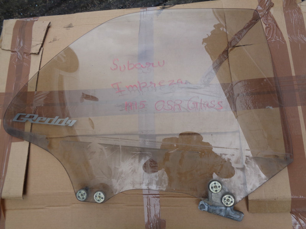 SUBARU IMPREZA WRX OSR DRIVER SIDE REAR WINDOW GLASS