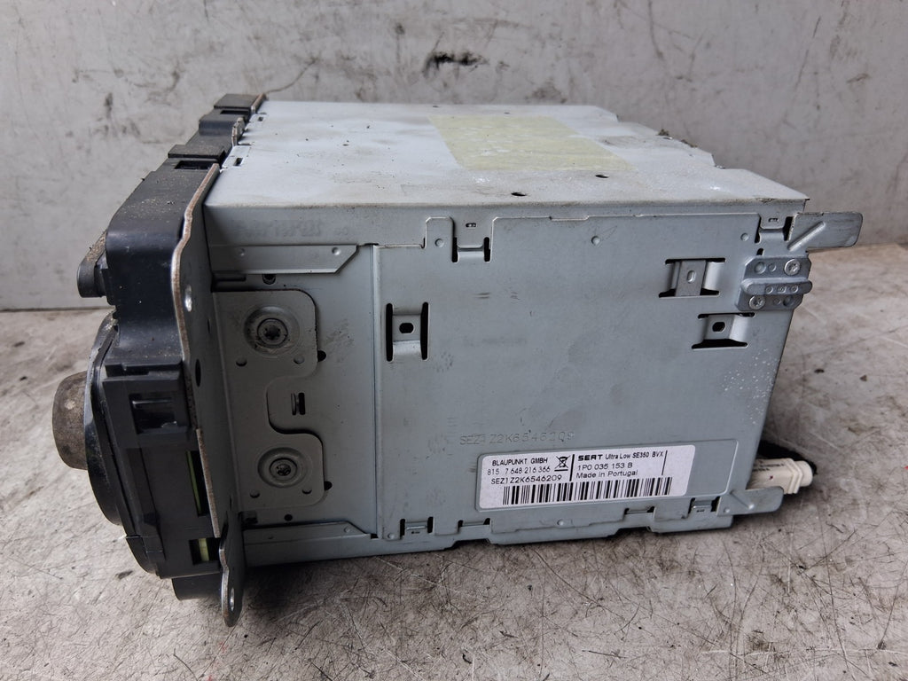 2010 SEAT LEON MK2 RADIO STEREO CD PLAYER HEAD UNIT 1P0035153B NO CODE