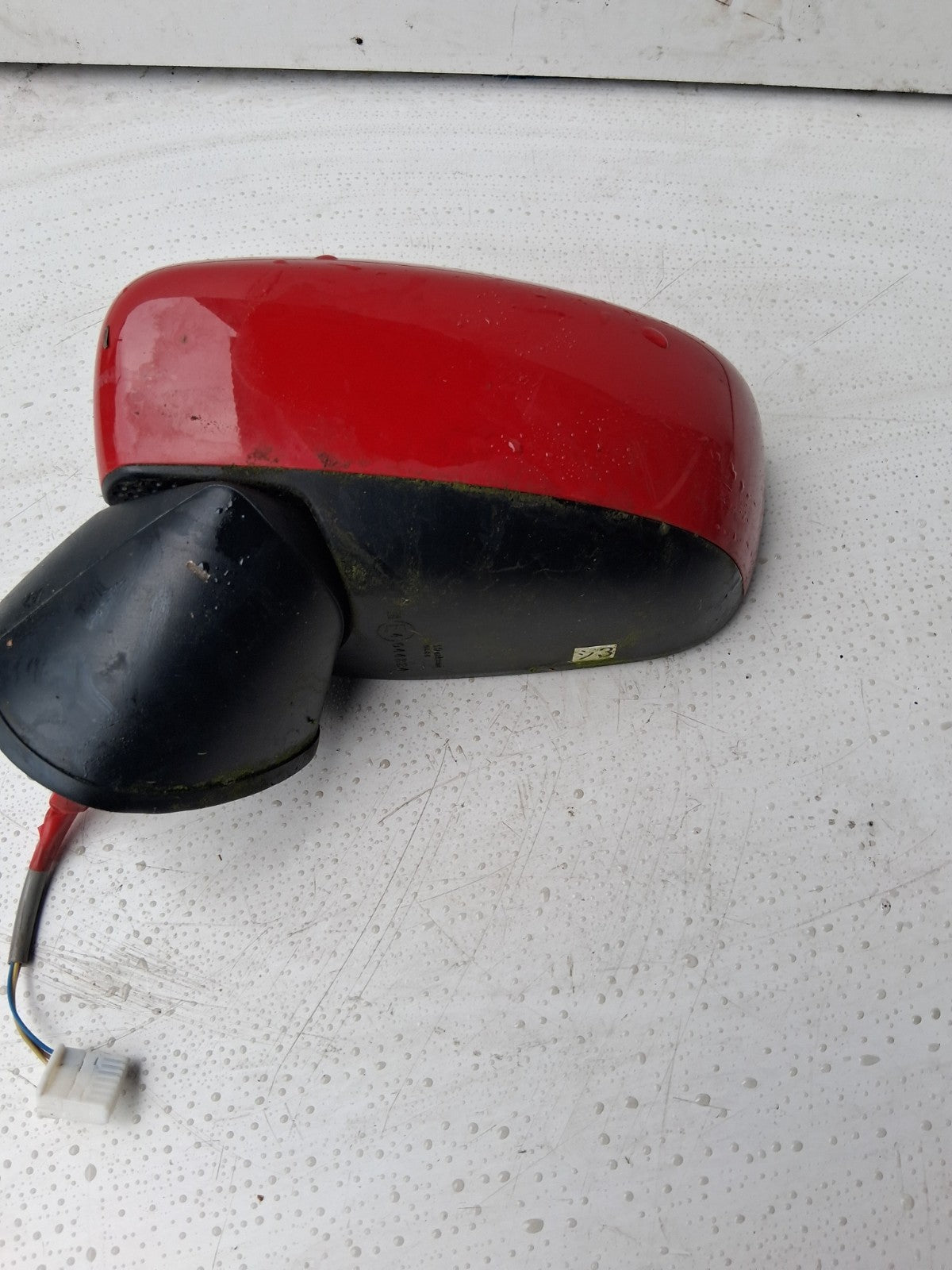 2018 SUZUKI IGNIS NSF PASSENGER SIDE MANUAL FOLD WING MIRROR FERVENT RED ZNB