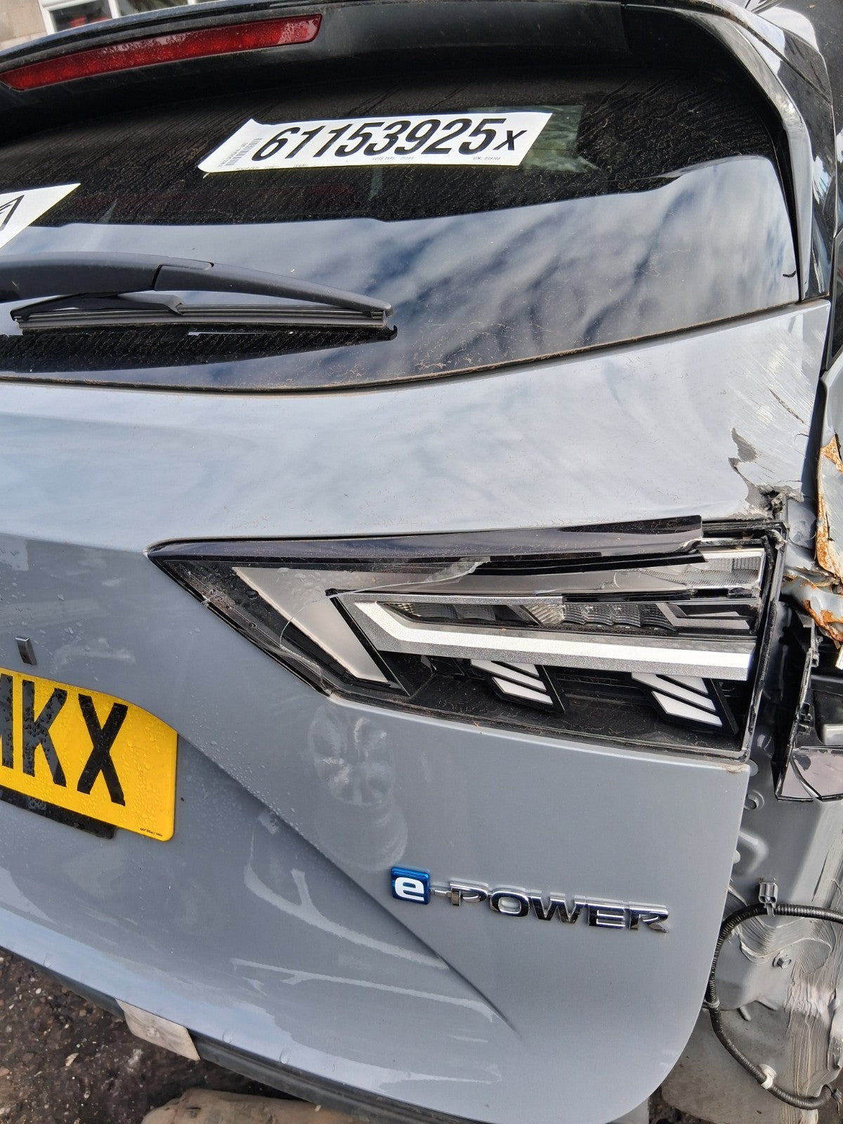 2024 NISSAN QASHQAI J12 MK3 BARE TAILGATE BOOTLID GREY