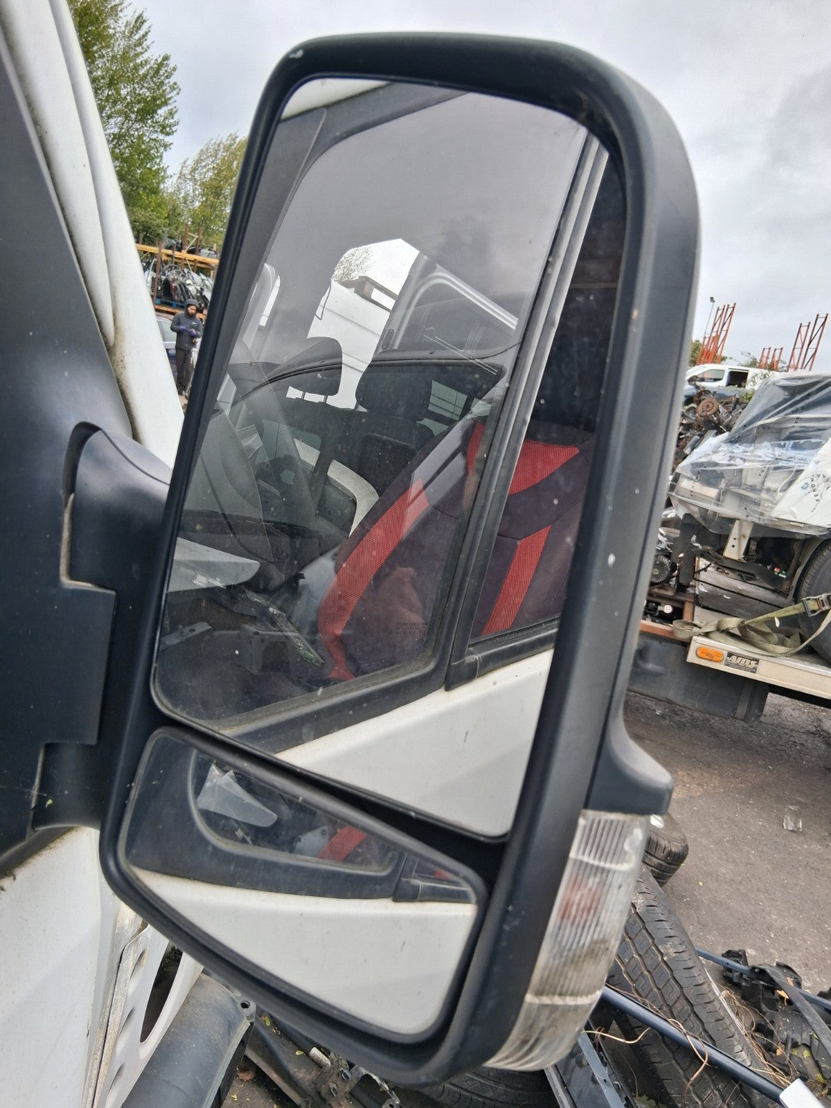 2016 MERCEDES SPRINTER MK2 W906 OSF DRIVER SIDE RIGHT WING MIRROR BLACK