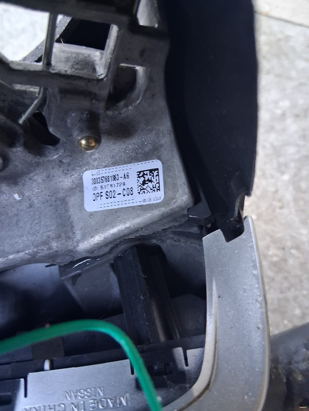 2016 NISSAN NOTE STEERING WHEEL