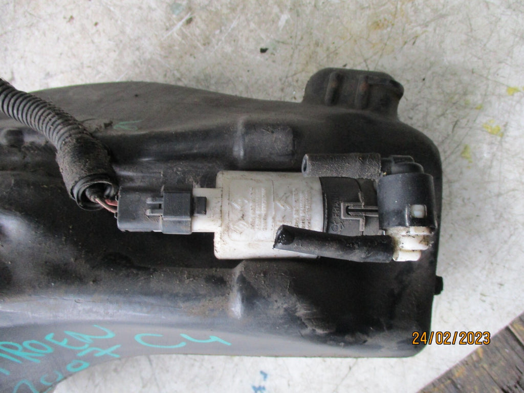CITROEN C4 2007 HATCHBACK WASHER BOTTLE WITH WASHER PUMP 9658685280
