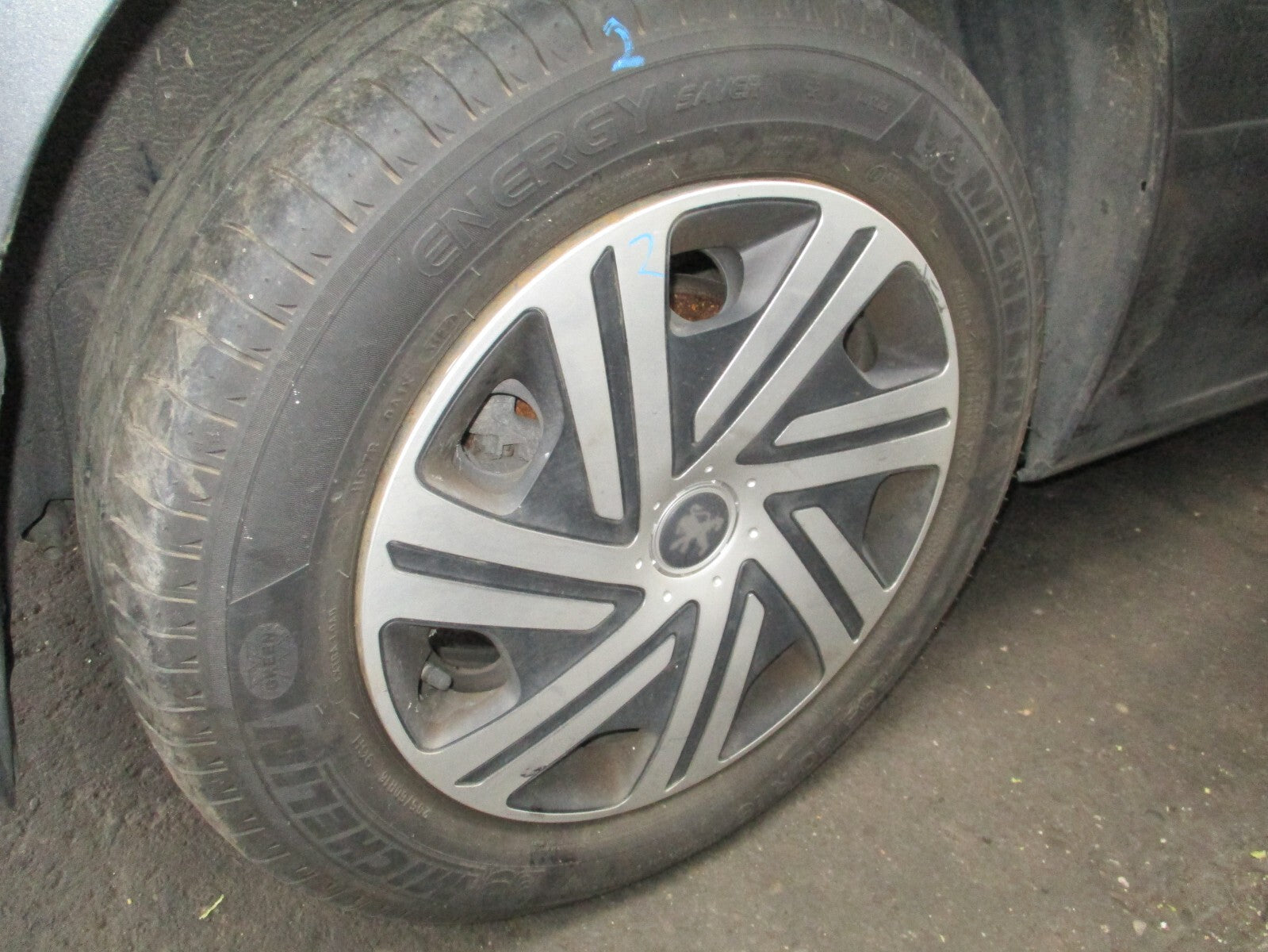 PEUGEOT PARTNER MK3 K9 2022 16 INCH STEEL WHEEL WITH TYRE 205/60R16 REF 2