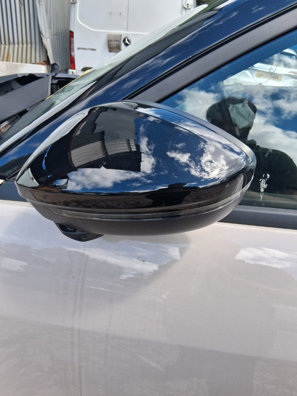 2025 ALFA ROMEO JUNIOR NSF PASSENGER SIDE FRONT MANUALFOLD WING MIRROR GREY 640