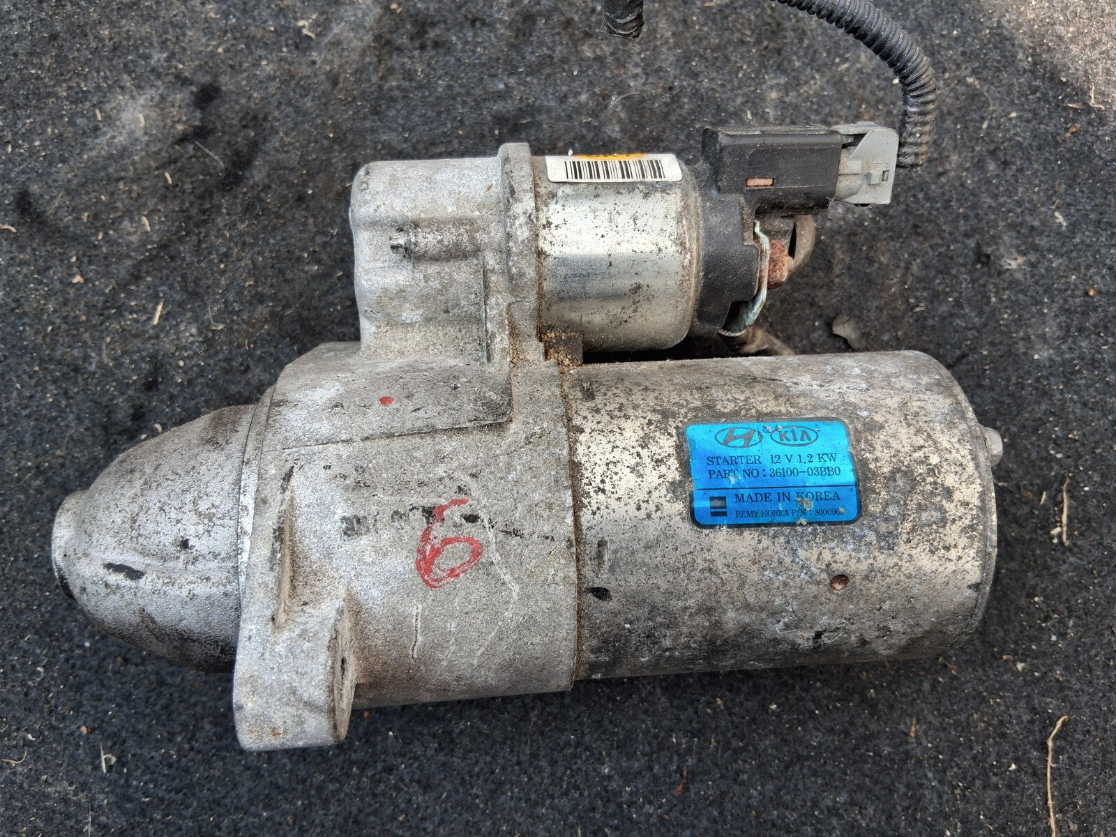 KIA RIO YB MK4 2017 1.25 PETROL STARTER MOTOR 3610003BB0