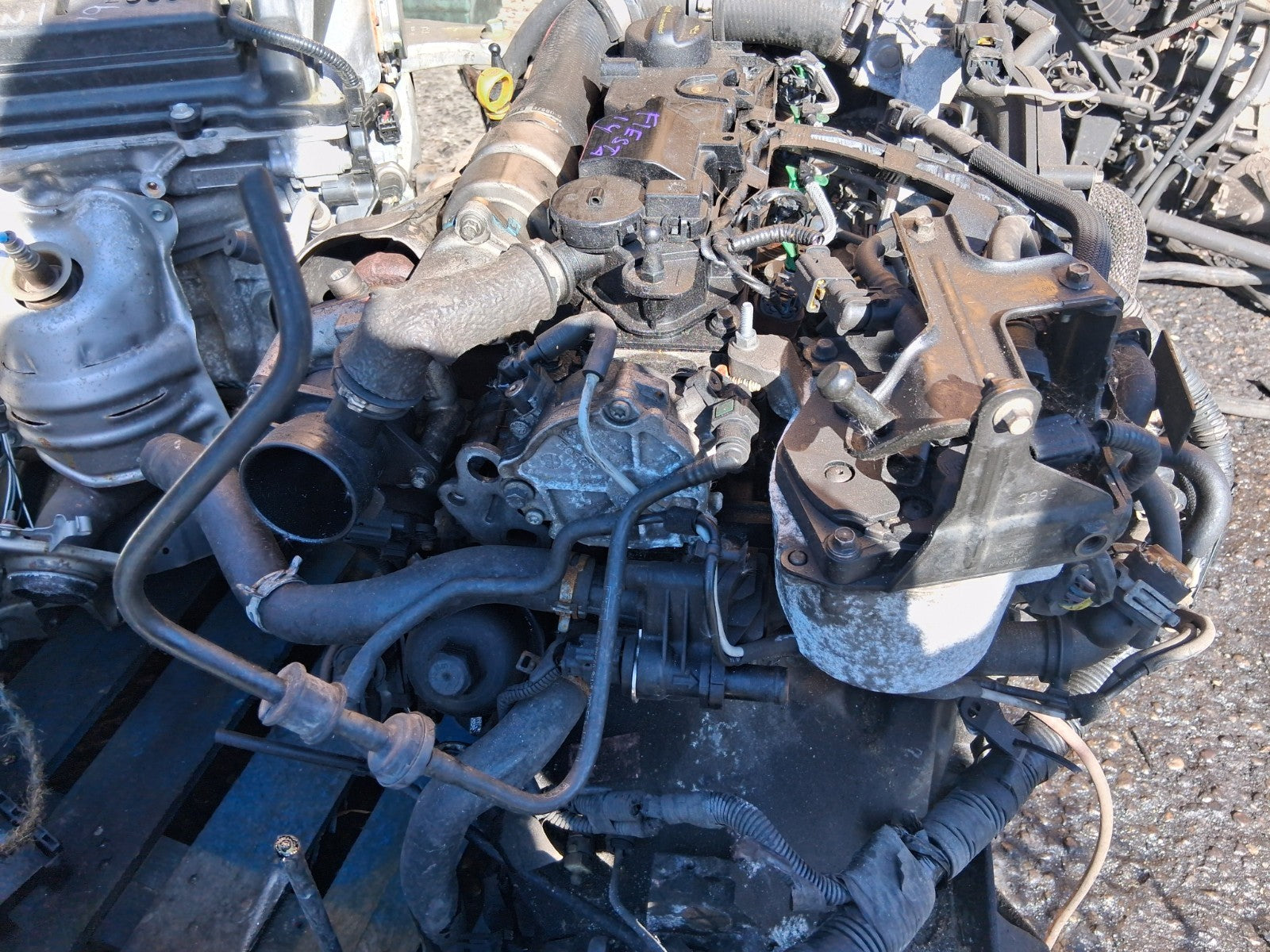2014 FORD FIESTA MK7 1.5 DIESEL COMPLETE ENGINE UGJC MILES 75K