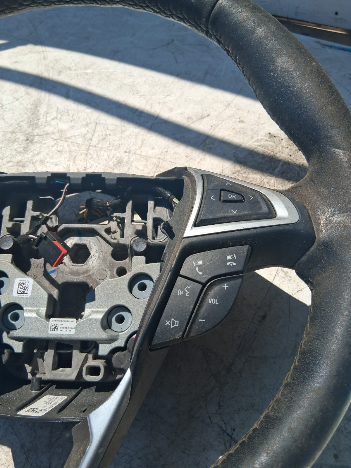 2017 FORD MONDEO MULTIFUNCTION STEERING WHEEL DS733600RR3ZHE