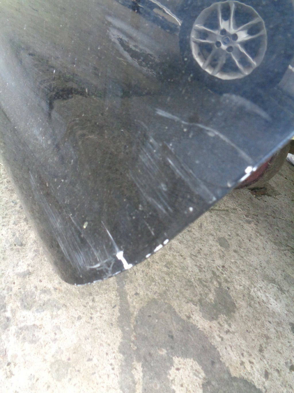 FORD KA MK2 2011 NS PASSENGER SIDE COMPLETE DOOR BLACK