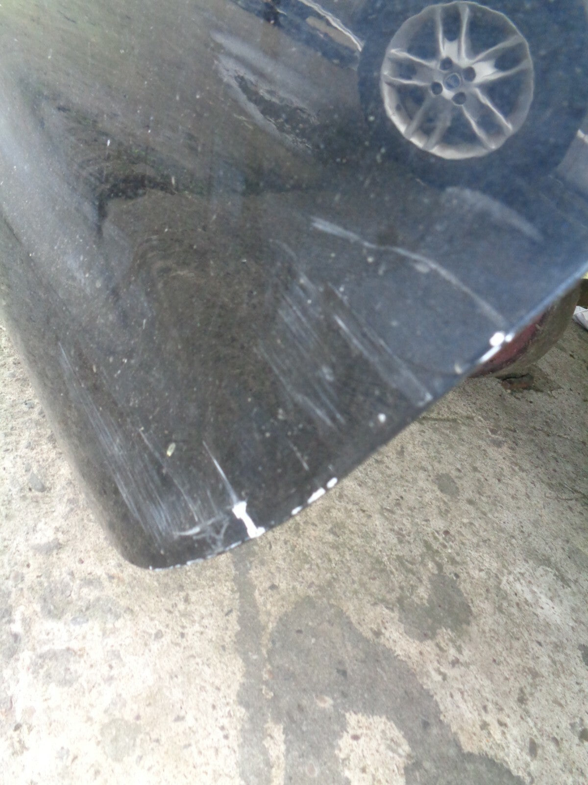 FORD KA MK2 2011 NS PASSENGER SIDE COMPLETE DOOR BLACK