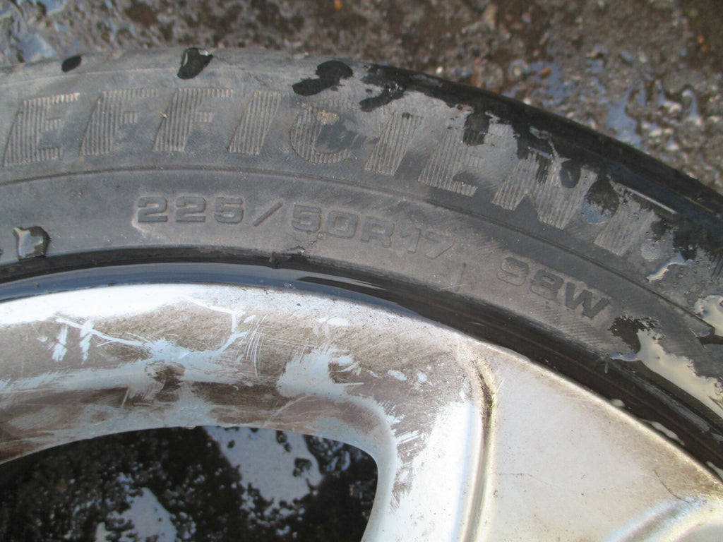 AUDI A4 B8 2014 17 INCH 5 SPOKE ALLOY WHEEL WITH TYRE 225/50R17 REF3