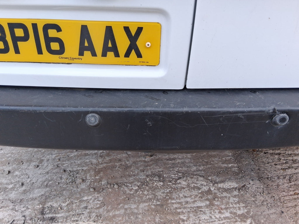 2016 CITROEN DISPATCH MK2 COMPLETE REAR BUMPER WITH PDC SENSORS BLACK