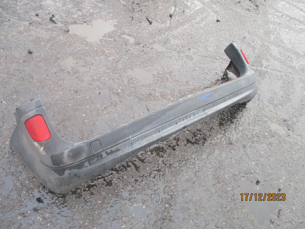 2010 RENAULT KANGOO MK2 REAR BUMPER COMPLETE BLACK PLASTIC