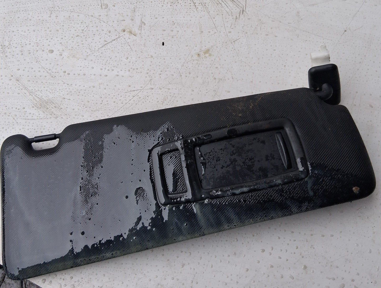 2017 BMW 3 SERIES OSF FRONT DRIVER RIGHT SIDE SUN VISOR 806131404