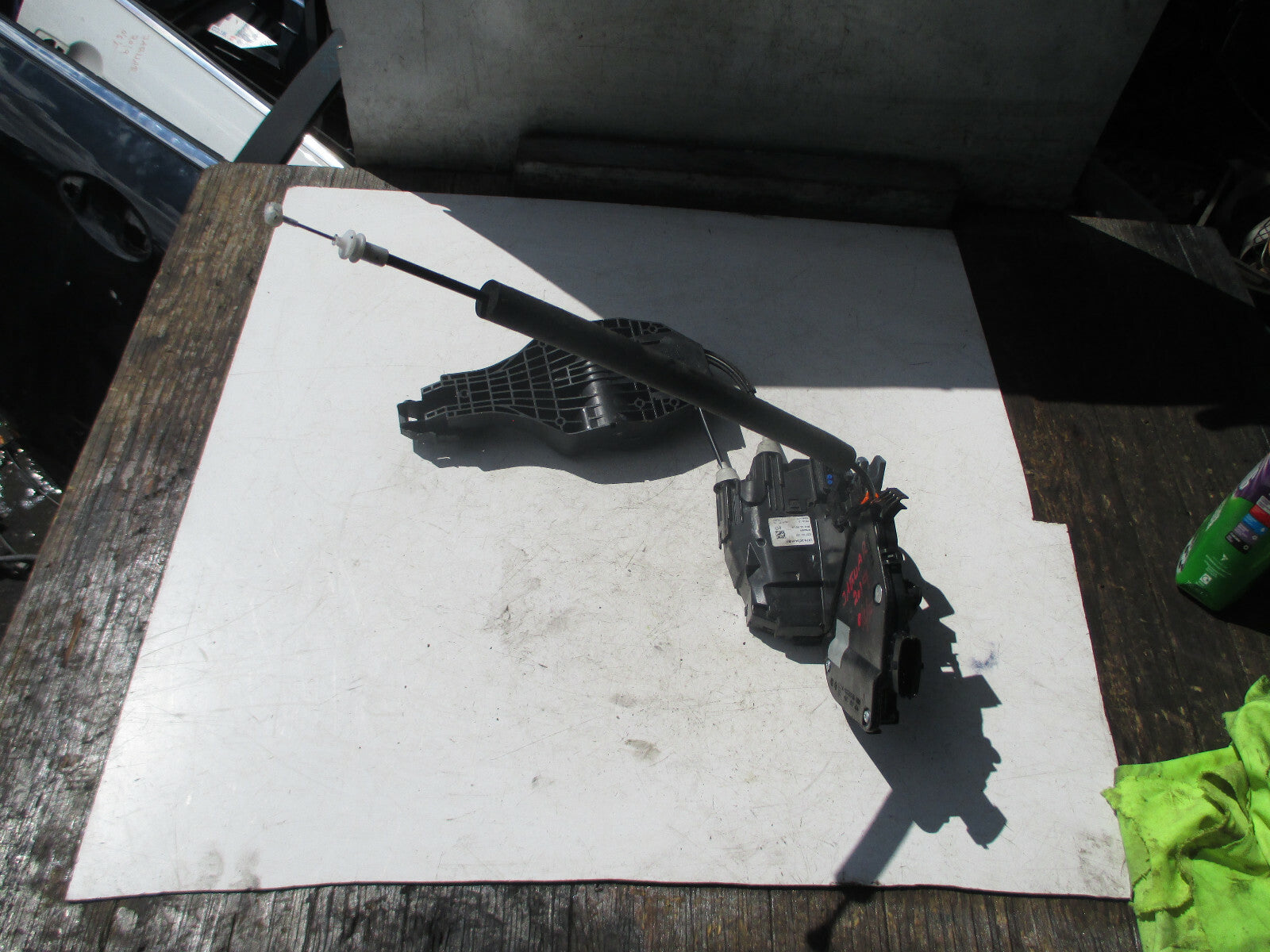 JAGUAR XE 2019 OSF DRIVER FRONT DOOR LOCK MECH MECHANISM BRACKET LX73-203A28-BA