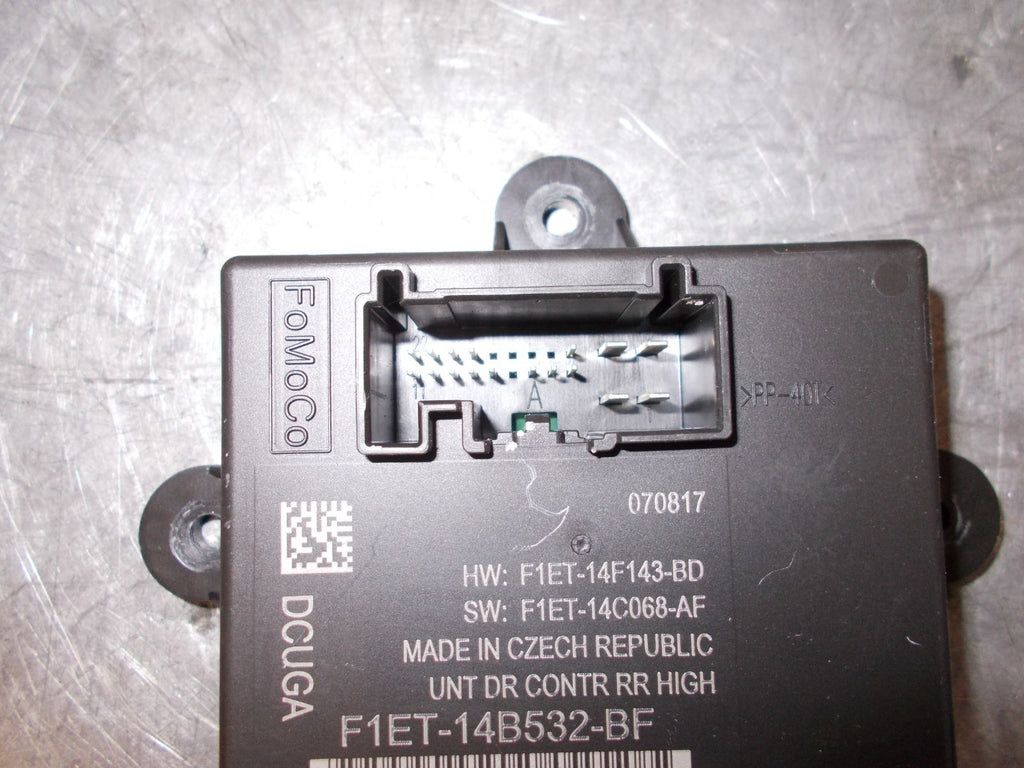 FORD FOCUS 2017 MK3 OS PASSENGER SIDE DOOR LOCKING MODULE F1ET14B532BF