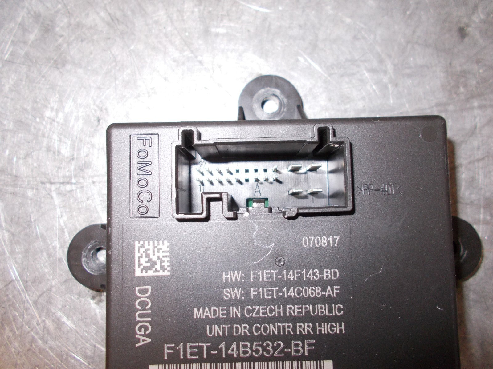 FORD FOCUS 2017 MK3 OS PASSENGER SIDE DOOR LOCKING MODULE F1ET14B532BF