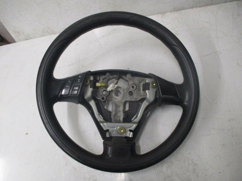 MAZDA 3 TS 2004 3 SPOKE STEERING WHEEL WITH AUDIO VOL MODE CONTROL BUTTONS