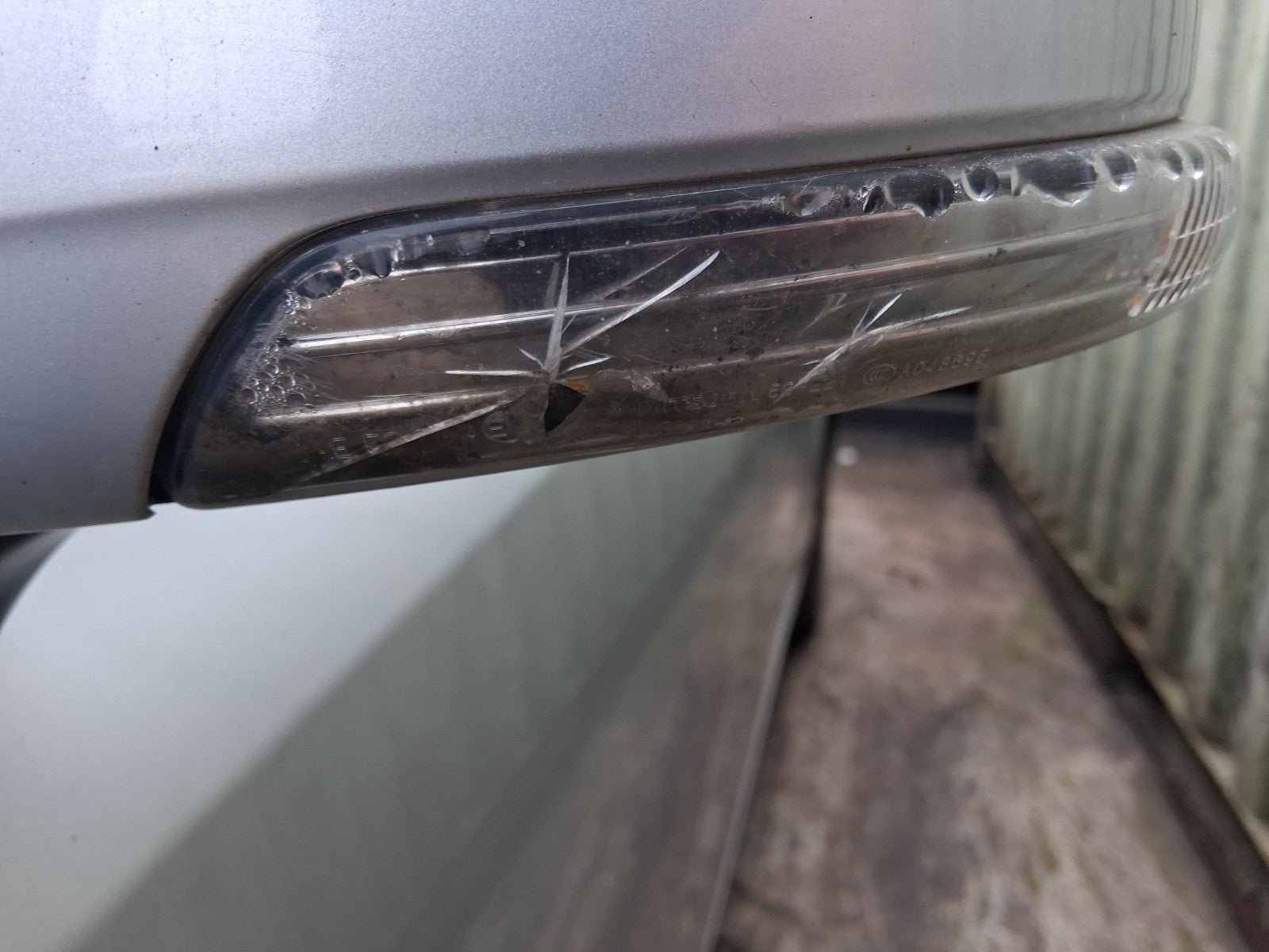 2018 TOYOTA PRIUS V PLUS XW40 NSF PASSENGER SIDE FRONT LEFT WING MIRROR SLIVER